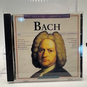 Bach Greatest Classical Hits CD Johann Sebastian‎ Platinum Disc GCH 2409